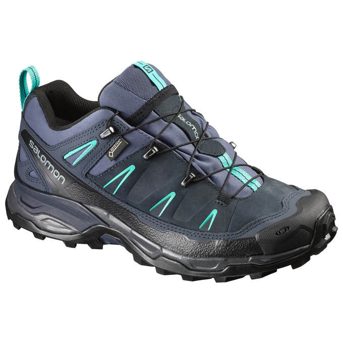 Salomon Israel X ULTRA LTR GTX® W - Womens Hiking Shoes - Navy (PWXO-32986)